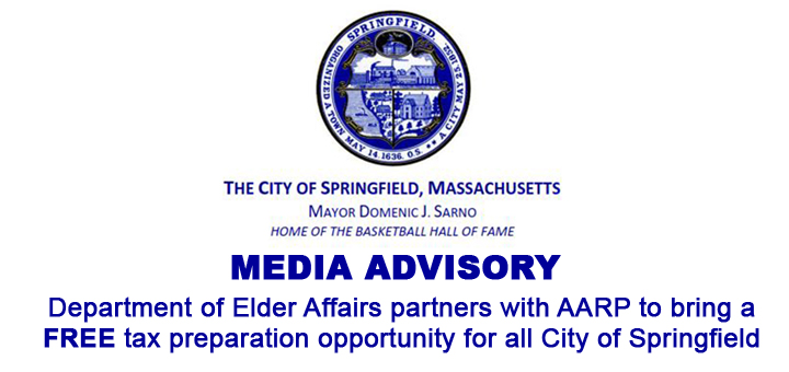 FREE tax preparation opportunity for all City of Springfield Seniors