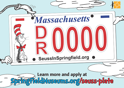 Massachusetts residents can now pre-order a specialty Dr. Seuss license plate