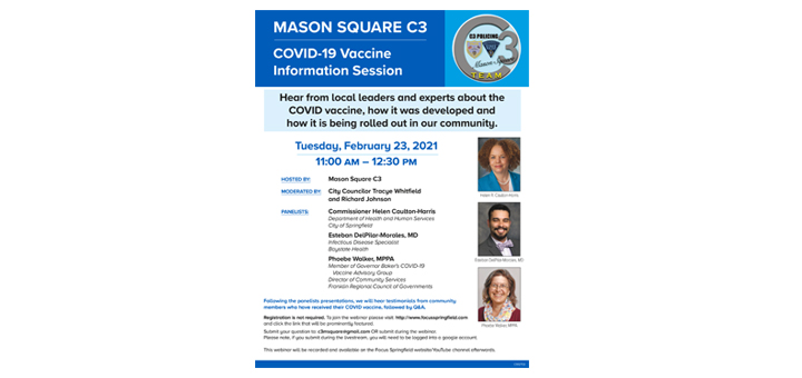 Mason Square C3 COVID-19 Vaccine Information Session