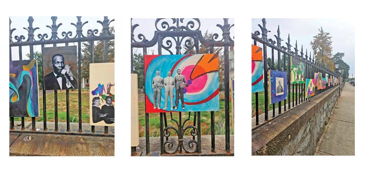 Faces on the Fenceline