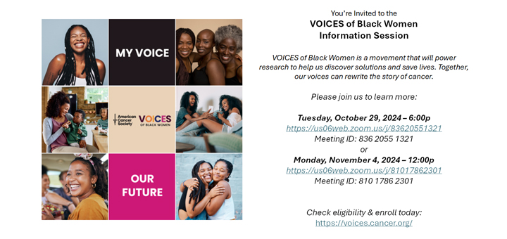 VOICES of Black Women Information Session