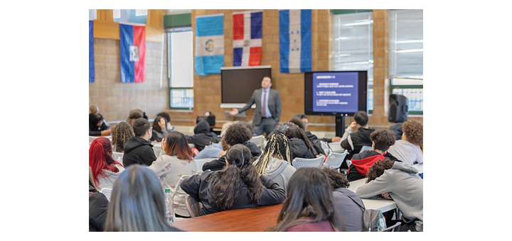Legacy Academy Receives Civics Lesson as Part of Adopt-a-Class Program