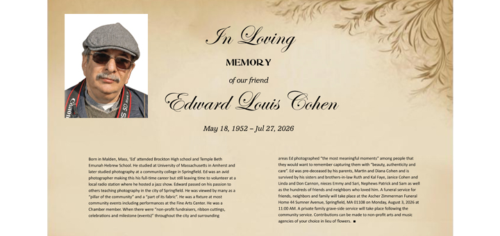 ED COHEN, A MAN OF THE COMMUNITY